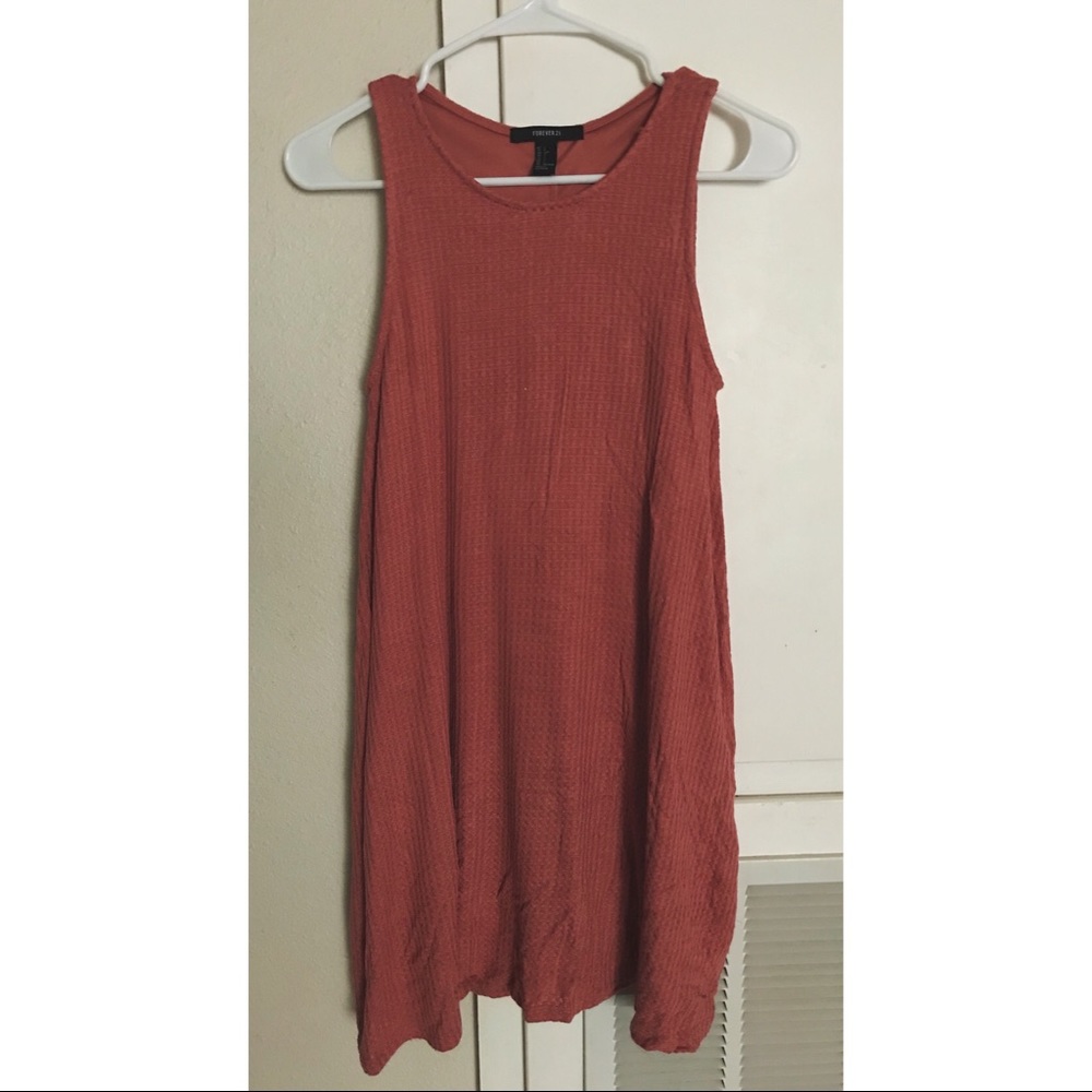 forever 21 peach pink dress